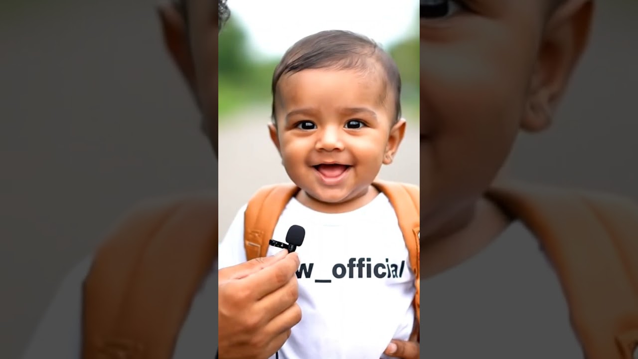 baby's speech 💬🥰 #babyai #interview #tamil #trending #shortsfeed #share #cute 🥳#bold