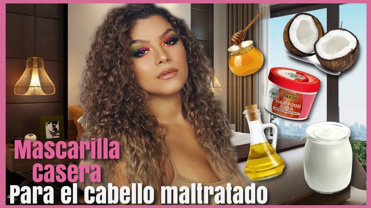 Mascarillla CASERA con YOGURT para el CABELLO MALTRATADO 2020 😱 Isabella Dederle|