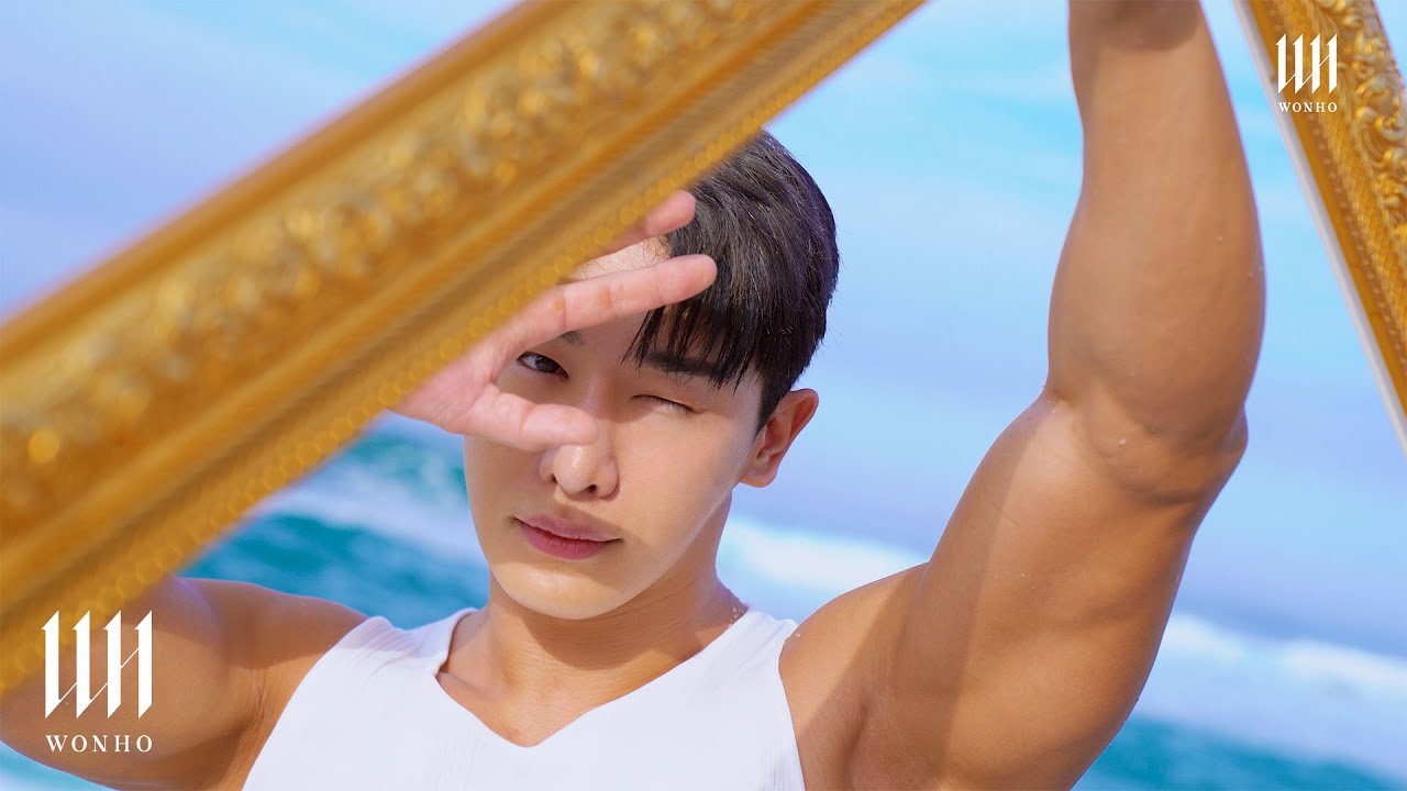 WONHO 원호 'BLUE' Photoshoot Behind The Scenes