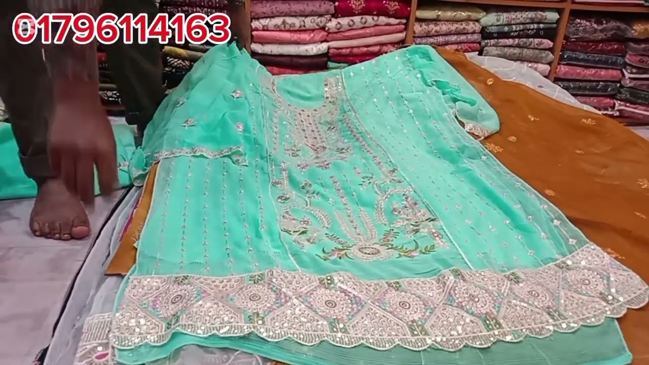 বাম্পার অফার ২০০০টাকা দামের পাকিস্তানি ফোর পিস মাত্র ৯০০টাকা হোয়াইট গোল্ড ও অরগেঞ্জা অফার সীমিত 