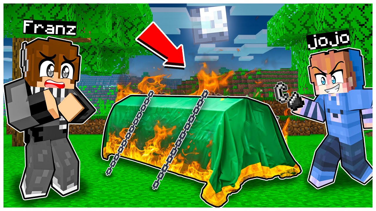 FRANZ & JOJO MEMBAKAR KERANDA TERBANG MENGERIKAN di MINECRAFT