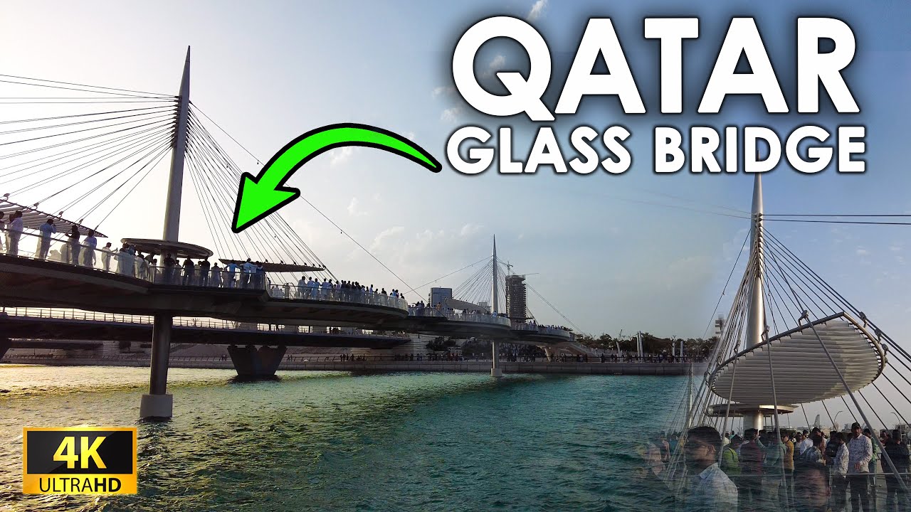 QATAR 2024 | Glass Bridge in Lusail  #qatar #tour #2024