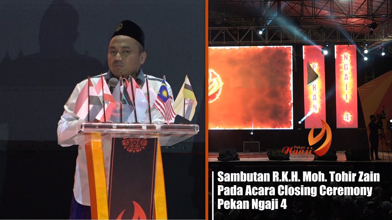 SAMBUTAN R.H. MOH. TOHIR ZAIN | CLOSING CEREMONY PEKAN NGAJI 4