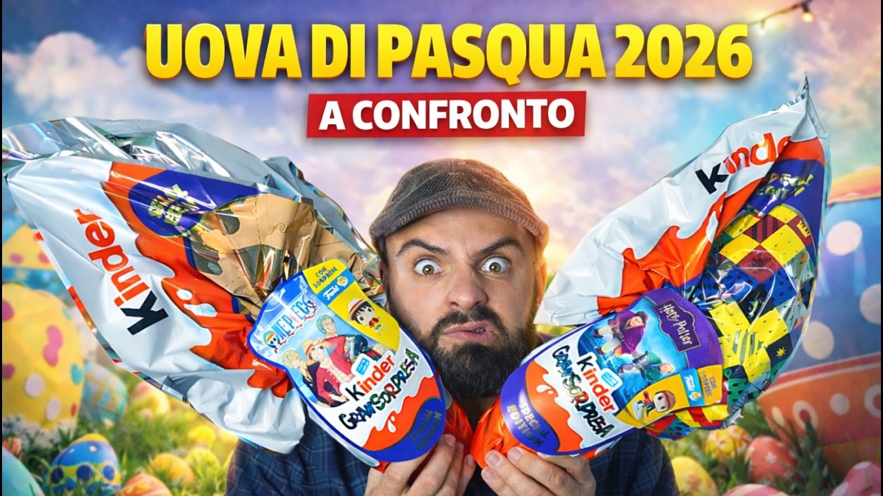 Uova di Pasqua 2026: Harry Potter contro One Piece! 🥚