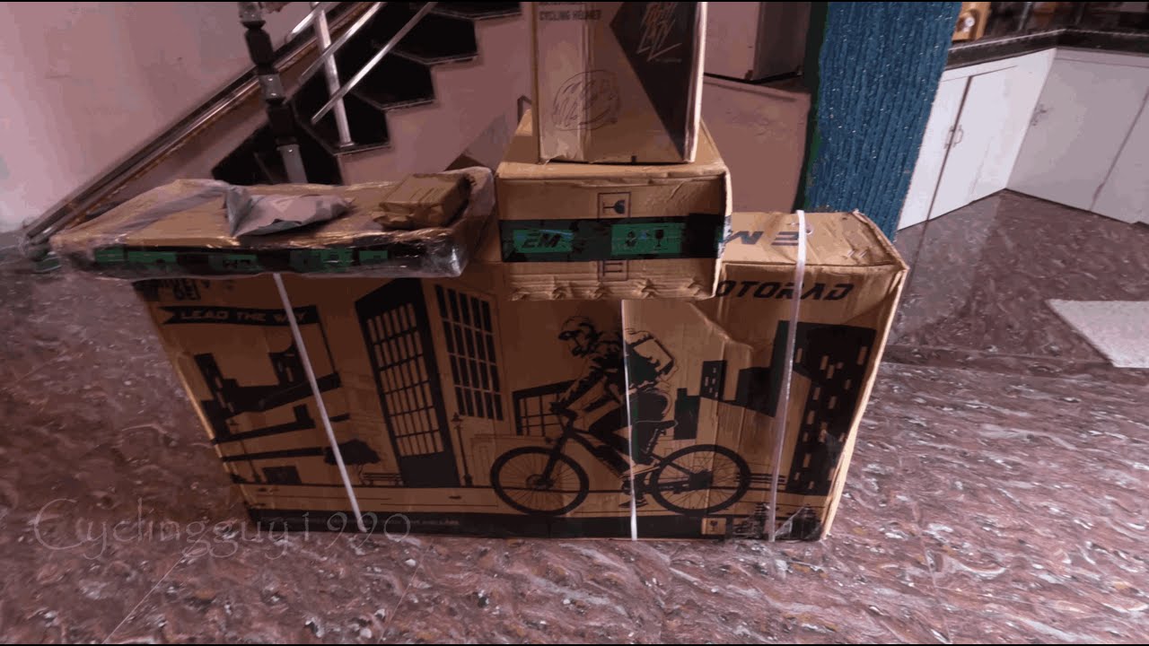 Unboxing and Assembly of my Electric Bicycle E Motorad X1 DIY Assembly  Home Installation