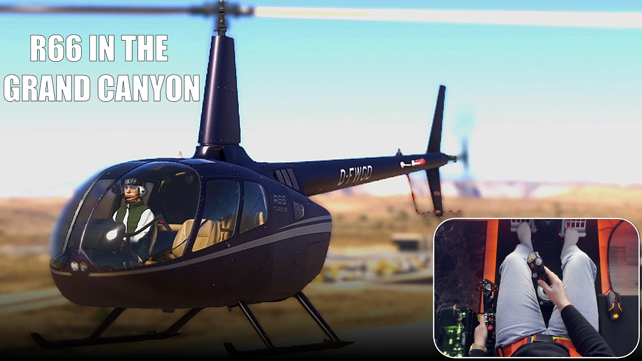 Pushing the R66 to its Limits in the Grand Canyon!🚁