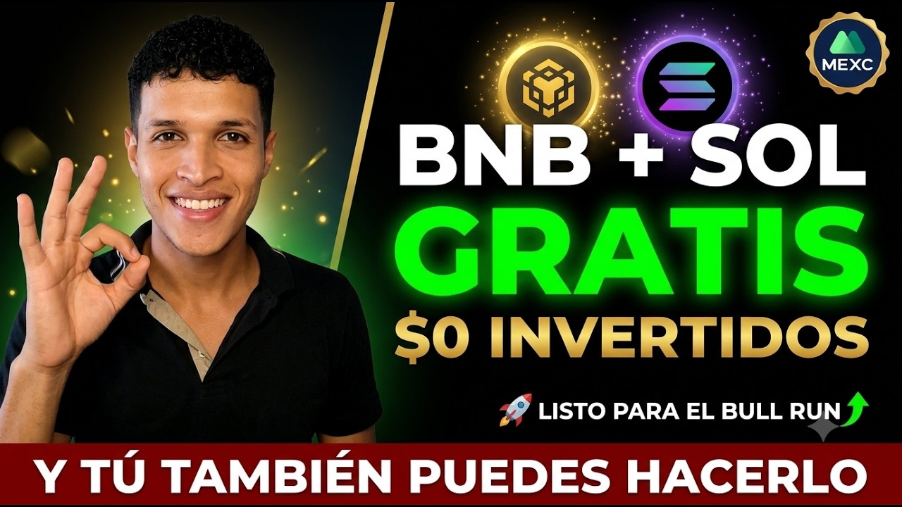 Tengo BNB y SOL GRATIS para el pr&oacute;ximo Bull Run &mdash; no invert&iacute; ni un d&oacute;lar (y t&uacute; tambi&eacute;n puedes)