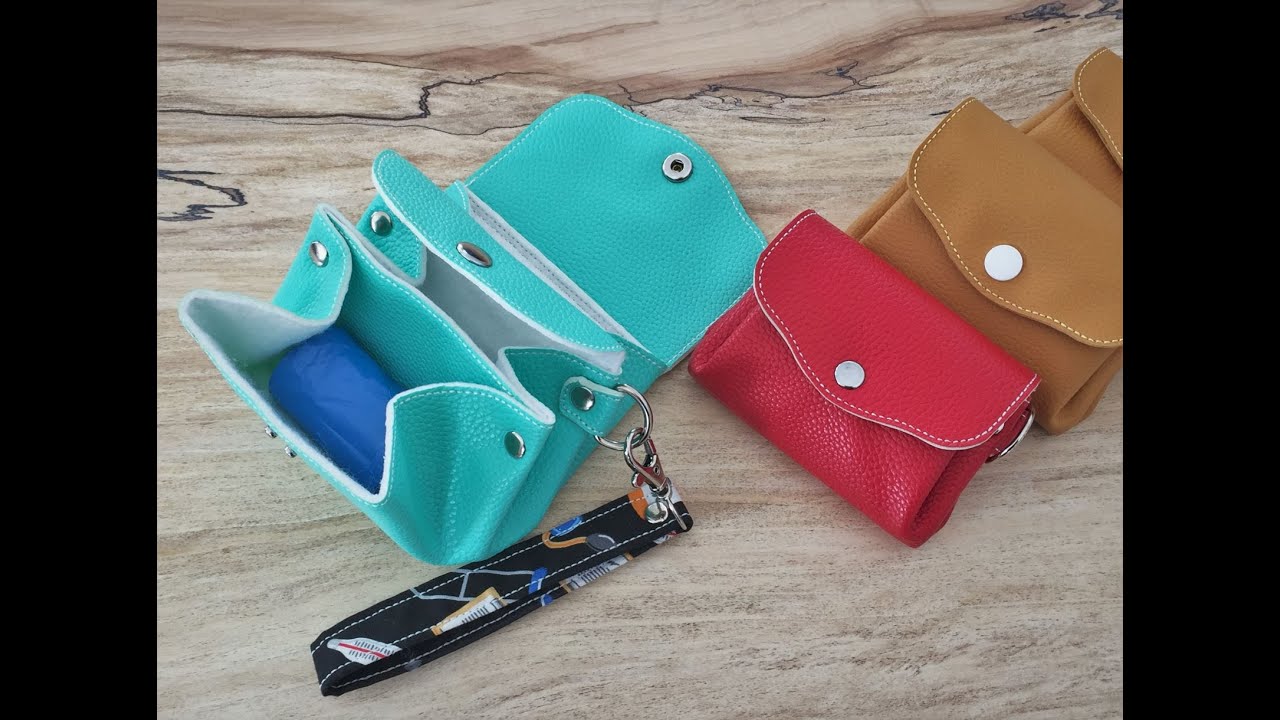 DIY Accordion Purse in Vinyl - Card pouch Coin Pouch - A ThreadMode Tutorial