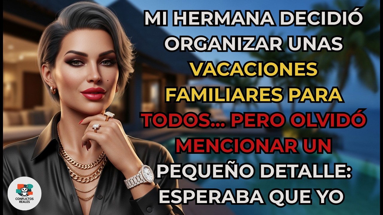Mi hermana organizó unas vacaciones familiares… pero esperaba que YO pagara todo.
