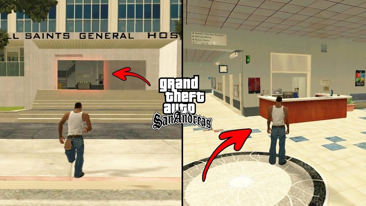 Real Hospital in GTA San Andreas (Secret Interior)