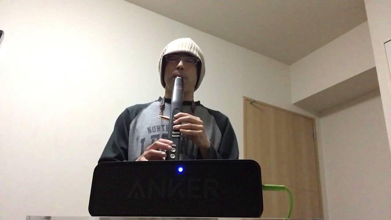 「Anker Soundcore ポータブルスピーカー」を使ってEWI5000を演奏してみた（宝島)