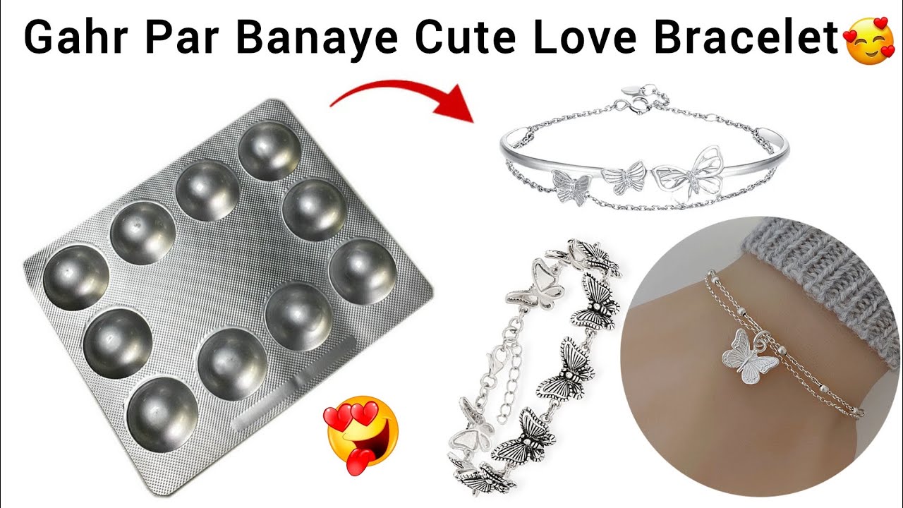 DIY Homemade Love Bracelet 😍🥰/how to make bracelet at home/diy bracelets /easy bracelet making 