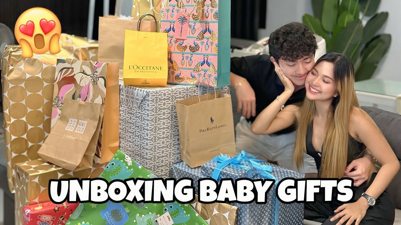UNBOXING GENDER REVEAL BABY GIFTS 🎁 | Ang dami😳 | Mahalia E. 