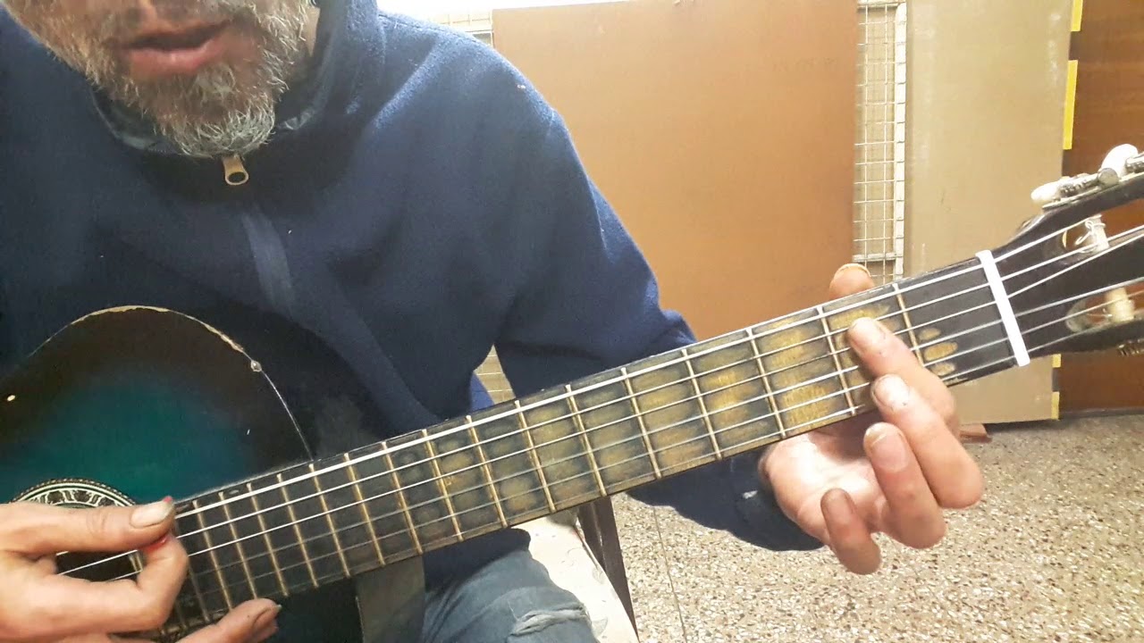 Cómo tocar La Renga Corazón fugitivo con guitarra criolla Acordes Tutorial Letra Cover