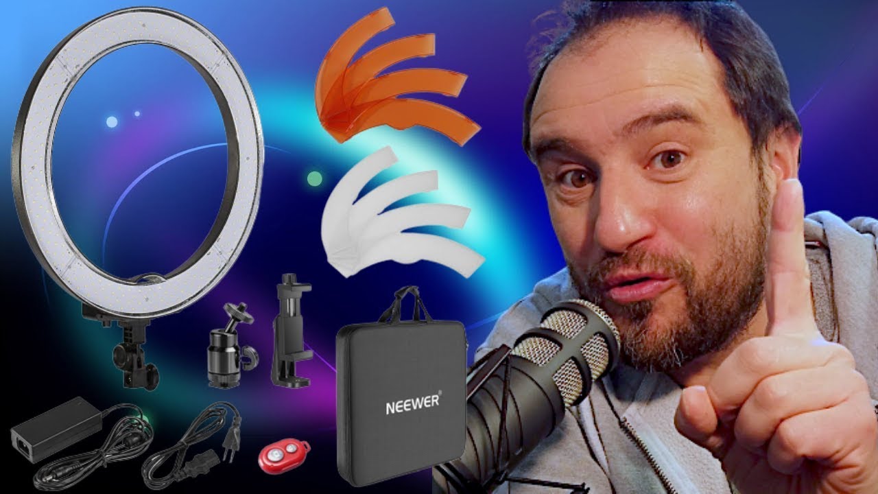 💡 KIT RING LIGHT NEEWER 14 