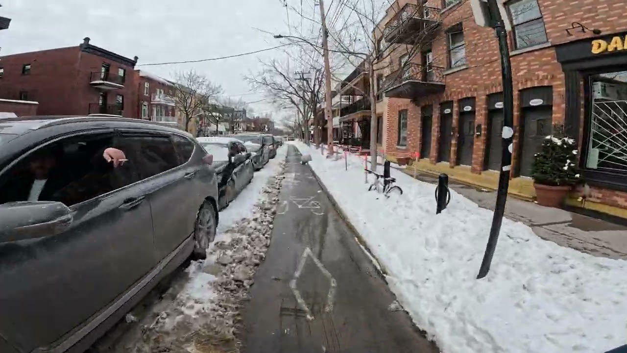 FEBRUARY TGIF  SLOW RIDE TO MARCHÉ JEAN-TALON IN LITTLE ITALY WITH TEEWING MARS XTR 10000W  4K