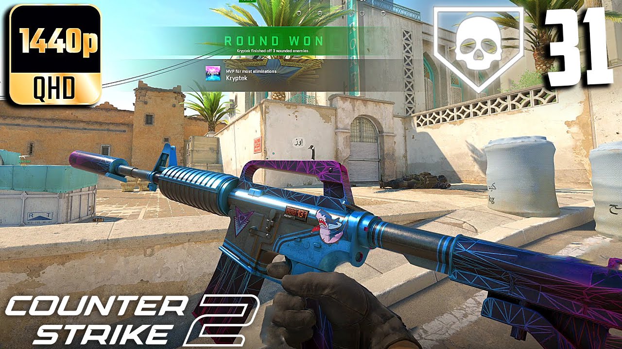 CS2- 31 Kills On Dust 2 Competitive Full Gameplay #21! (No Commentary)