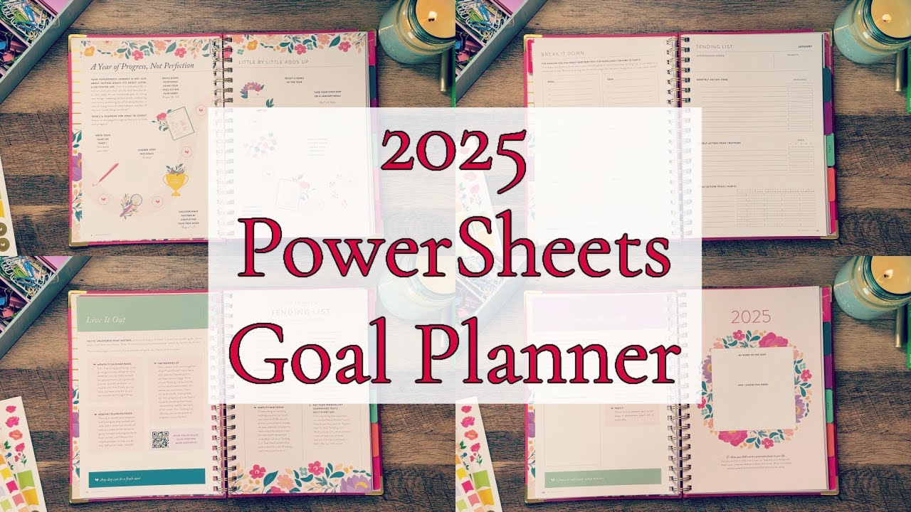 ***НОВЫЙ ПЛАНИРОВЩИК ЦЕЛЕЙ POWERSHEETS 2025 ГОДА. ПОЛНОЕ РУКОВОДСТВО И ОБЗОР