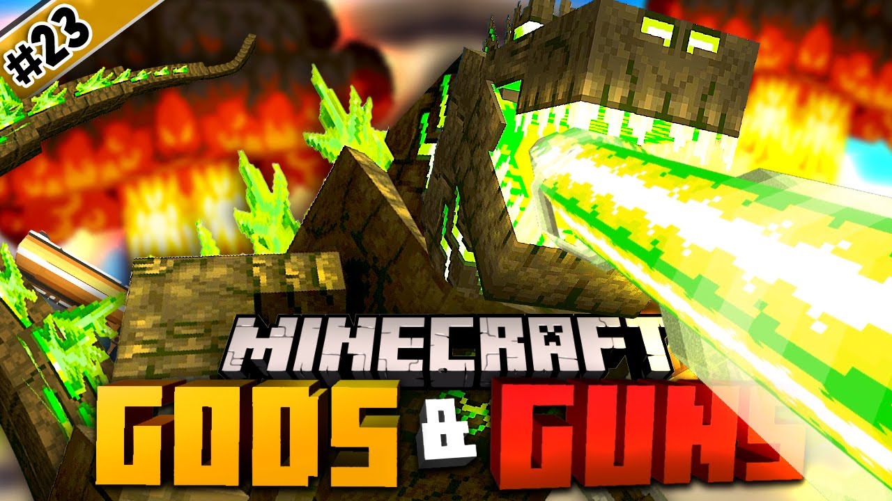 ตะลุยถ้ำสารพิษ! เข้าพิชิตไข่ก็อตซิลล่า!? | Minecraft Gods and Guns EP.23
