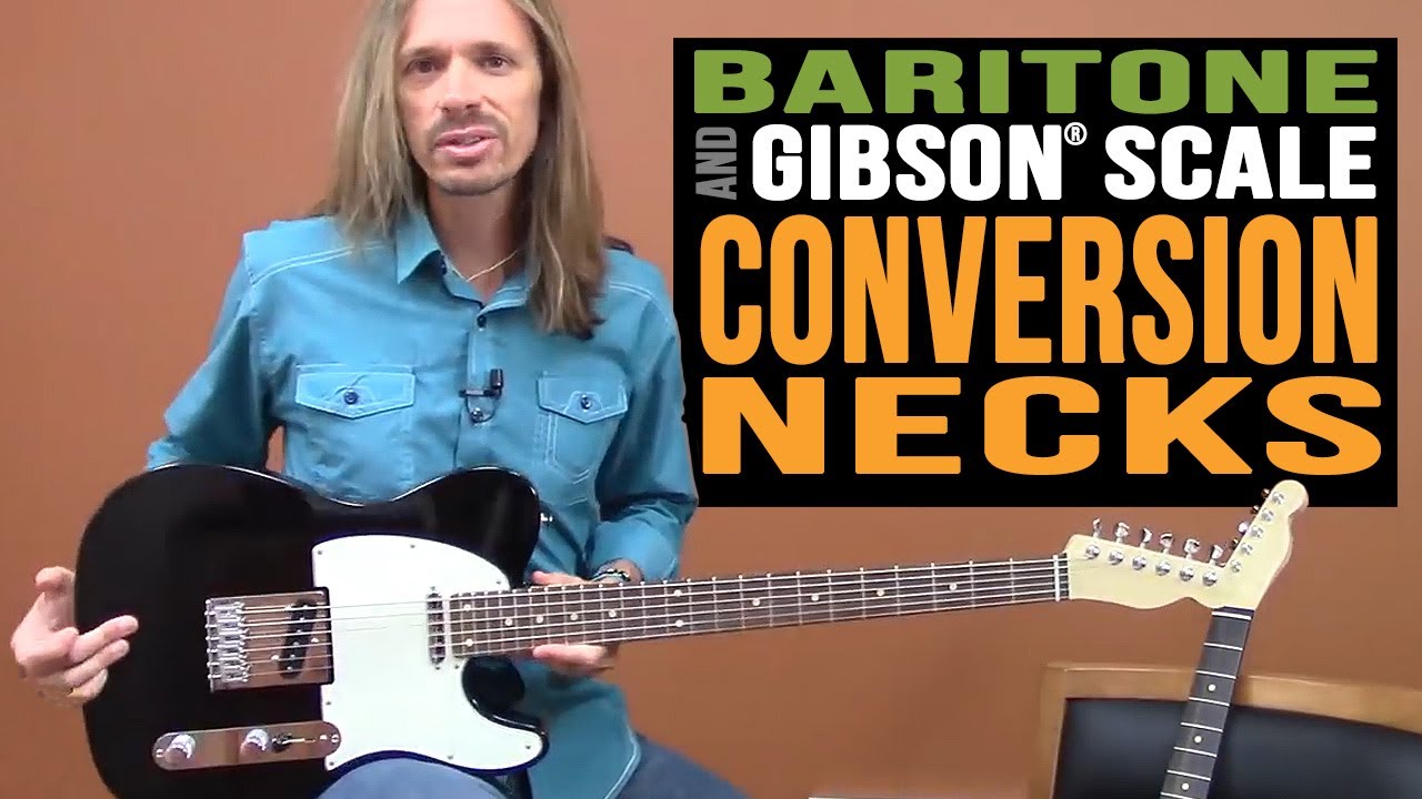 Warmoth Baritone-Scale and Gibson®-Scale Conversion Necks
