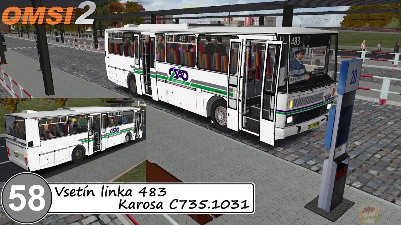 OMSI 2 #58 - Vsetín linka 483 - Karosa C735.1031