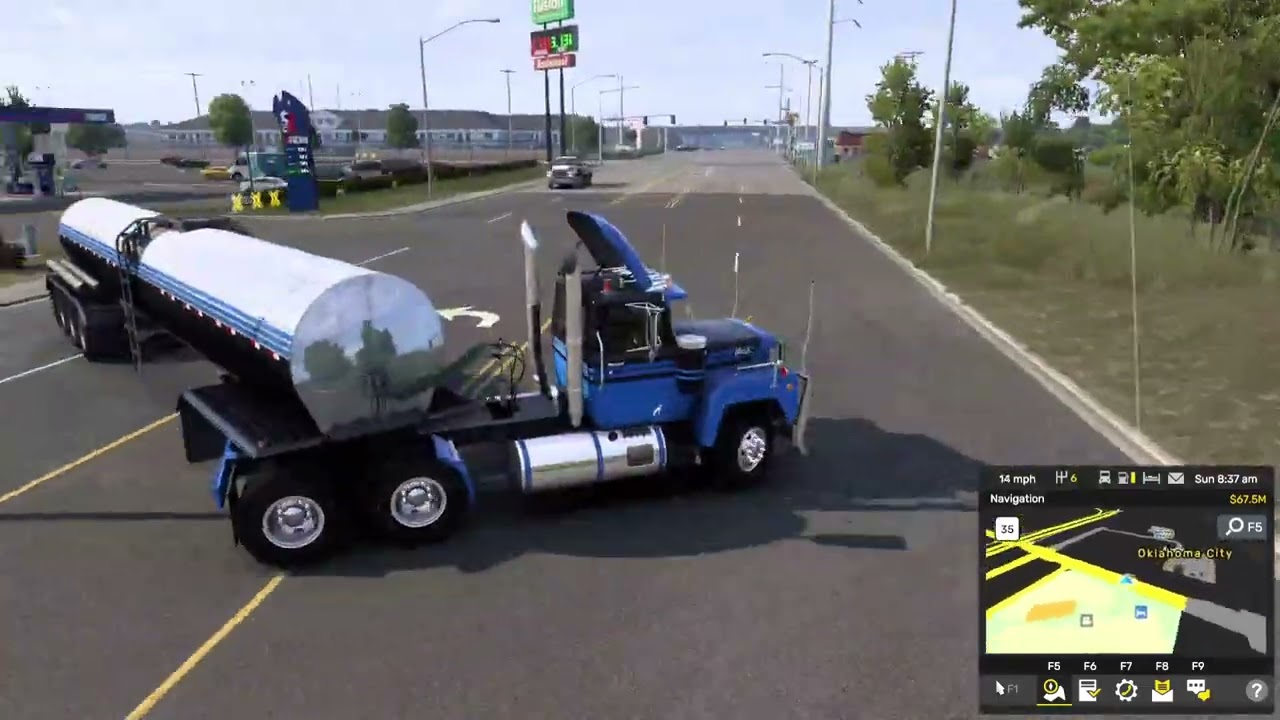 American Truck Simulator: Milk Man in a Mack
