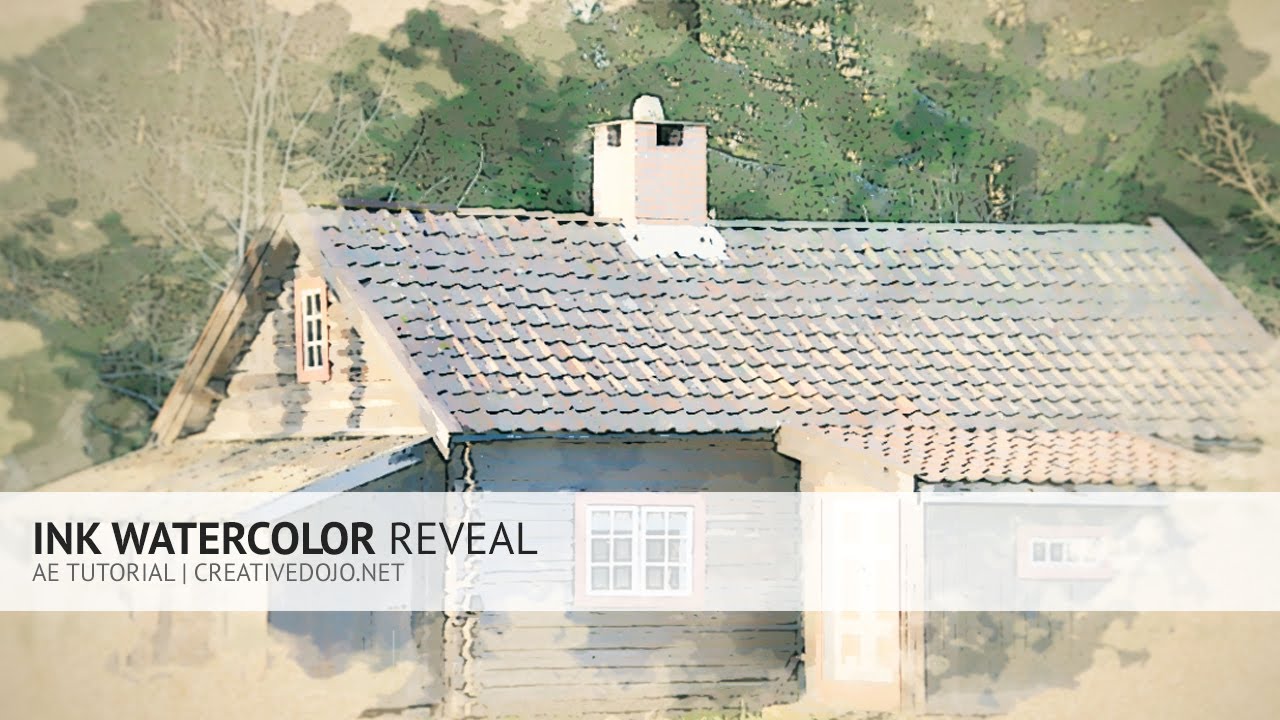 After Effects: Ink Watercolor Reveal Tutorial (FREE INK MATTES)