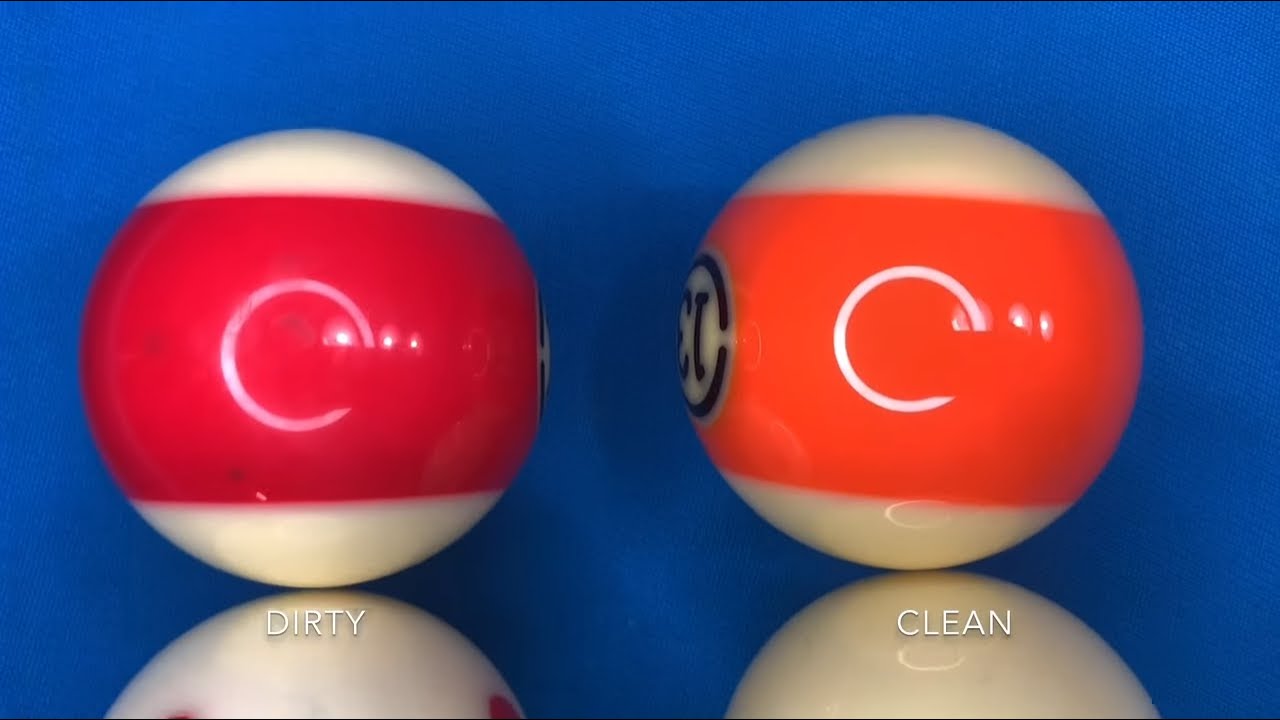 Effects of Clean vs Dirty Pool Balls