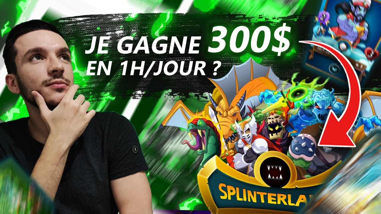 COMMENT GAGNER DE l'ARGENT FACILEMENT  EN JOUANT ! Splinterlands [FR] explication ( Play to Earn)