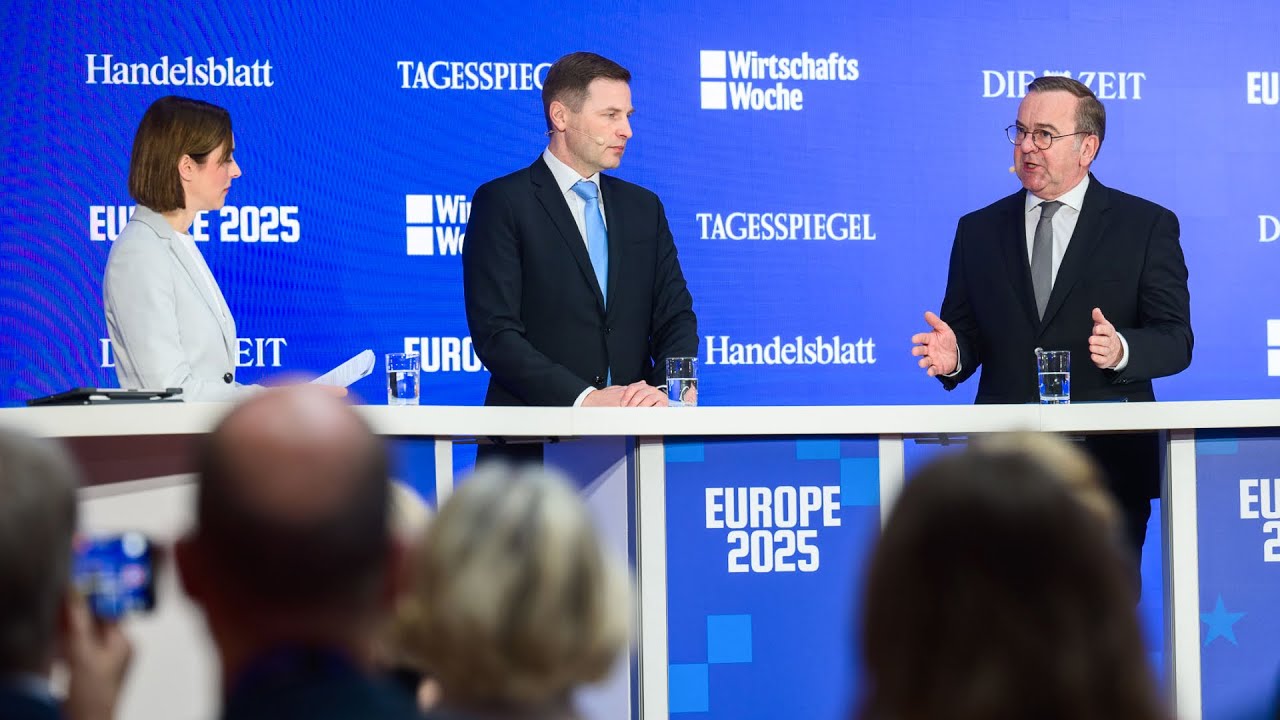Boris Pistorius fordert gesamteuropäische Verteidigung | EUROPE 2025