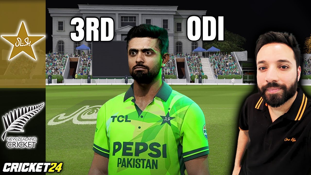 CAN WE WIN JUST 1 MATCH? PAKISTAN vs NEW ZEALAND 3rd ODI - CRICKET 24 GAMEPLAY LIVE STREAM