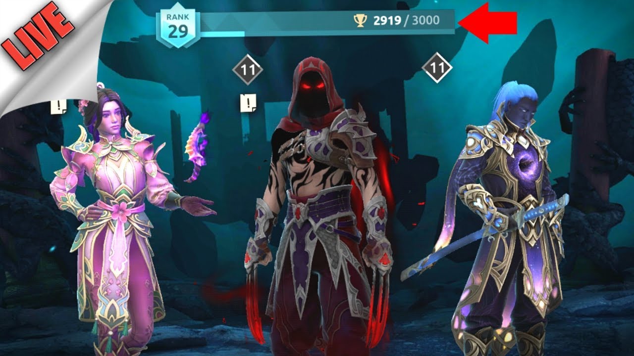 100 More Trophies To Reach 3000🔥| Shadow Fight 4 Live