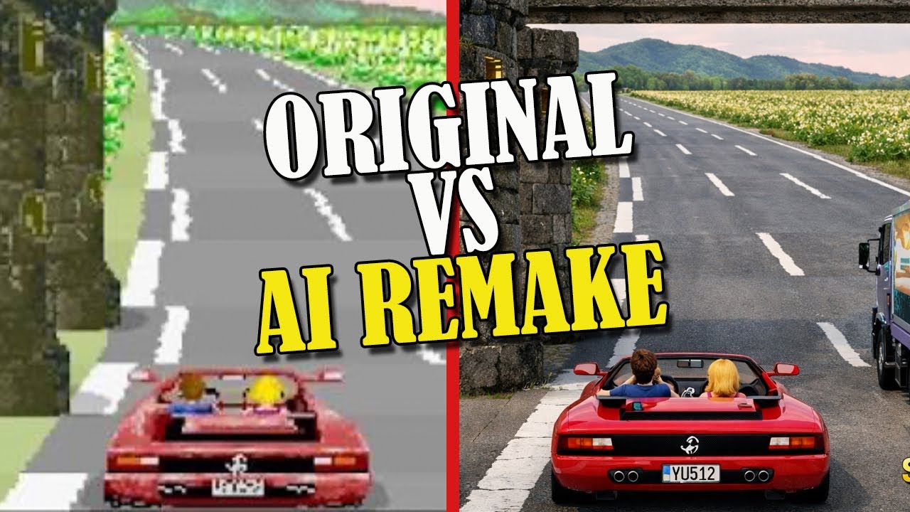 Out Run Reinvented: Original vs AI Remake - Innovation or Abomination?