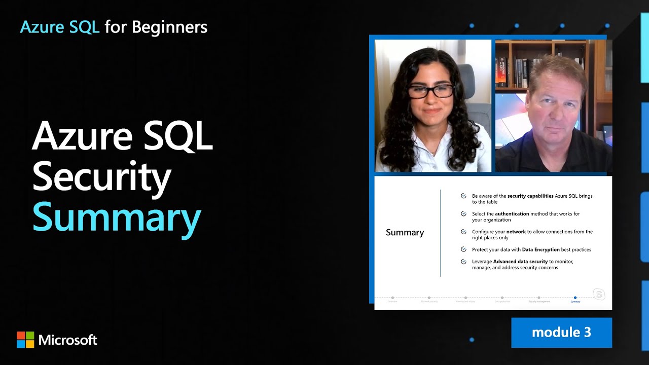 Azure SQL Security &ndash; Summary | Azure SQL for beginners (Ep. 33)