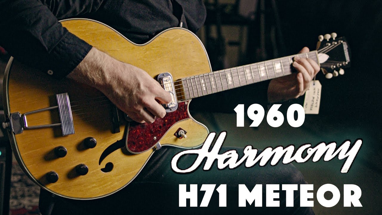 Chicken Pickin' tones from this 1960 Harmony H71 Meteor