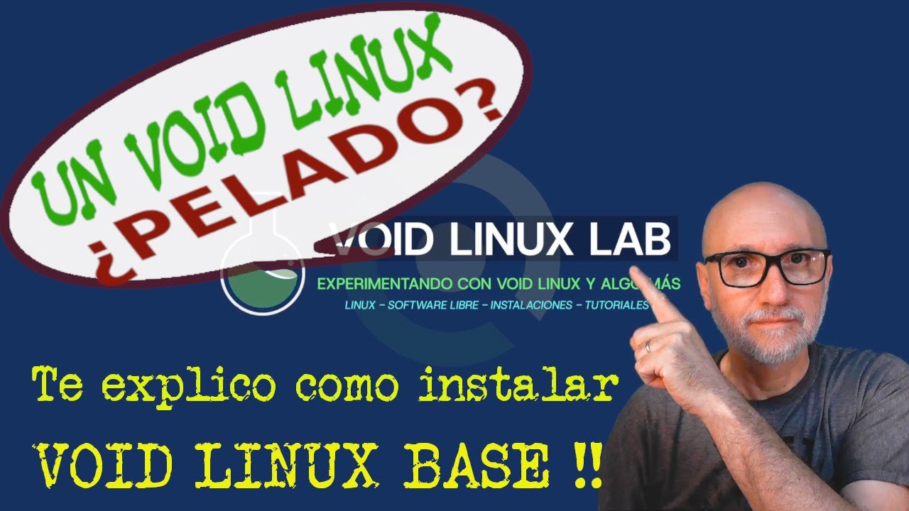 Void Linux - Instalación manual de su versión base mínima