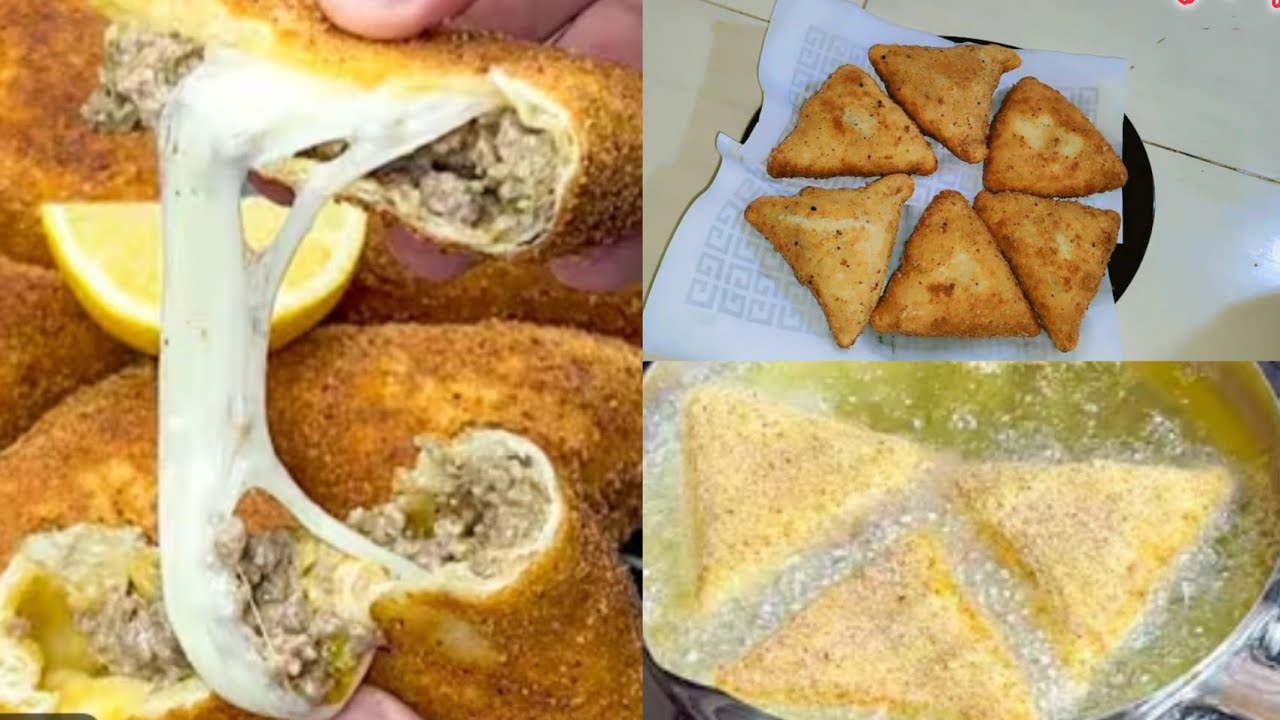 لعشاق مملحات هادي الوصفة ليكم 💥فطائر محشية ✅قرمشة ولذة لا تقاوم 👌 ام سيدي محمد 