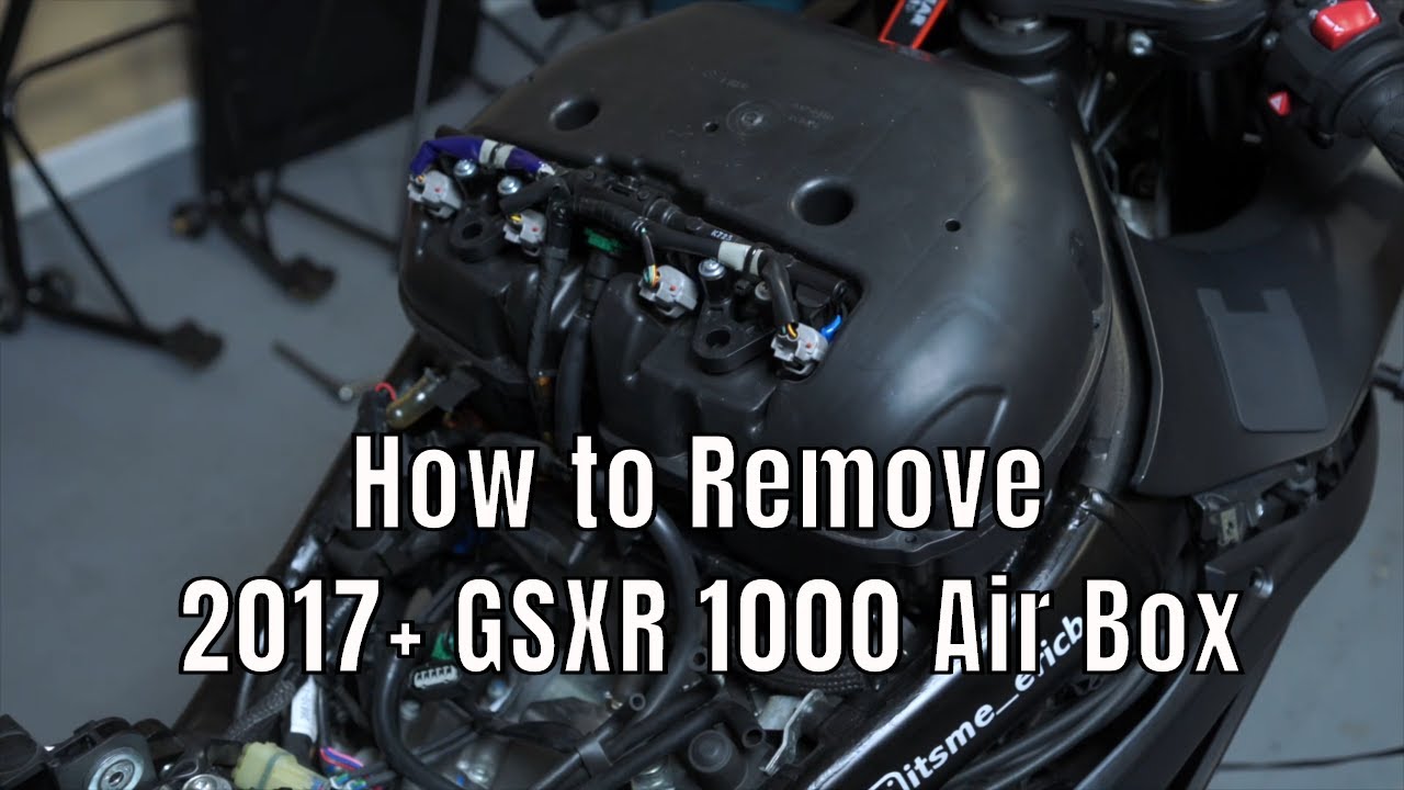 2017 and up Suzuki GSXR 1000 Air Box Removal