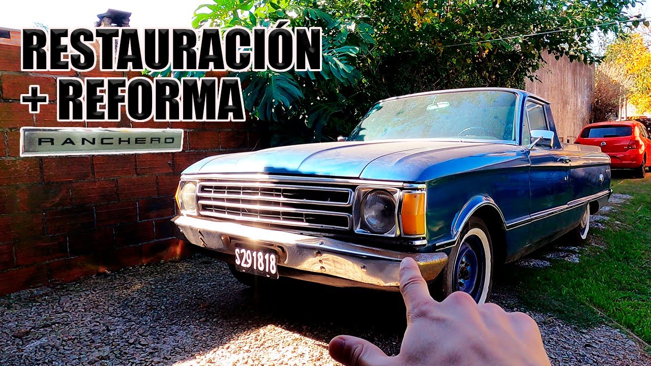RESTAURACIÓN Y REFORMA - PROYECTO FORD RANCHERO - Presentación y tren delantero 💥 #ford #ranchero