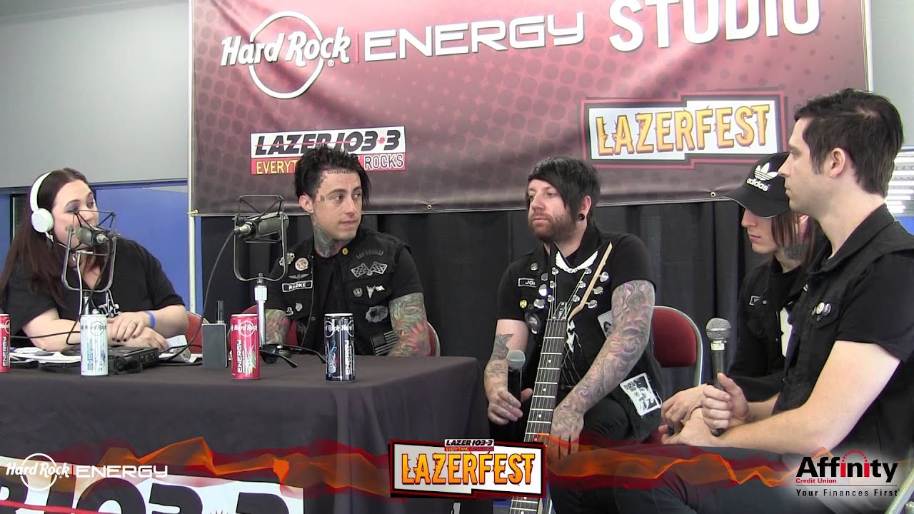 LAZERfest 2015 - FALLING IN REVERSE INTERVIEW