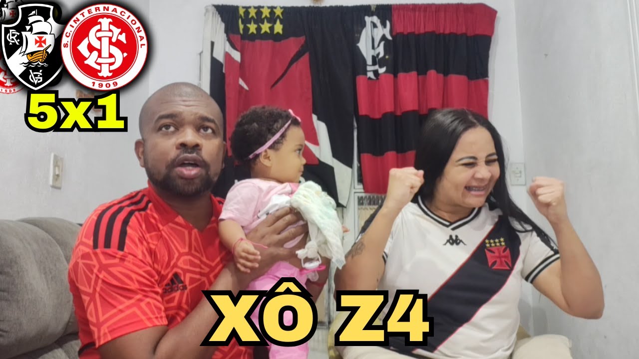 Vasco x Internacional, react; Gigante da Colina vence e se distancia da zona de rebaixamento!
