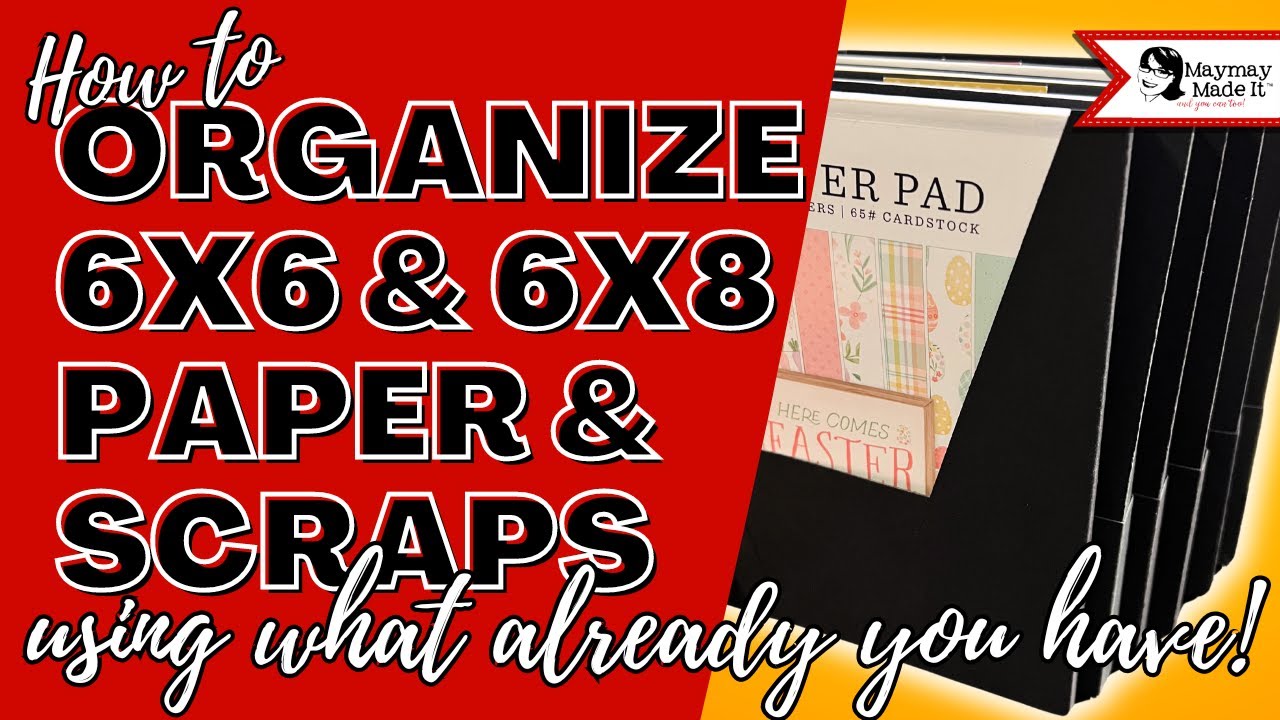 Make your own paper STORAGE from your PAPER.  ONE SHEET WONDER STYLE!