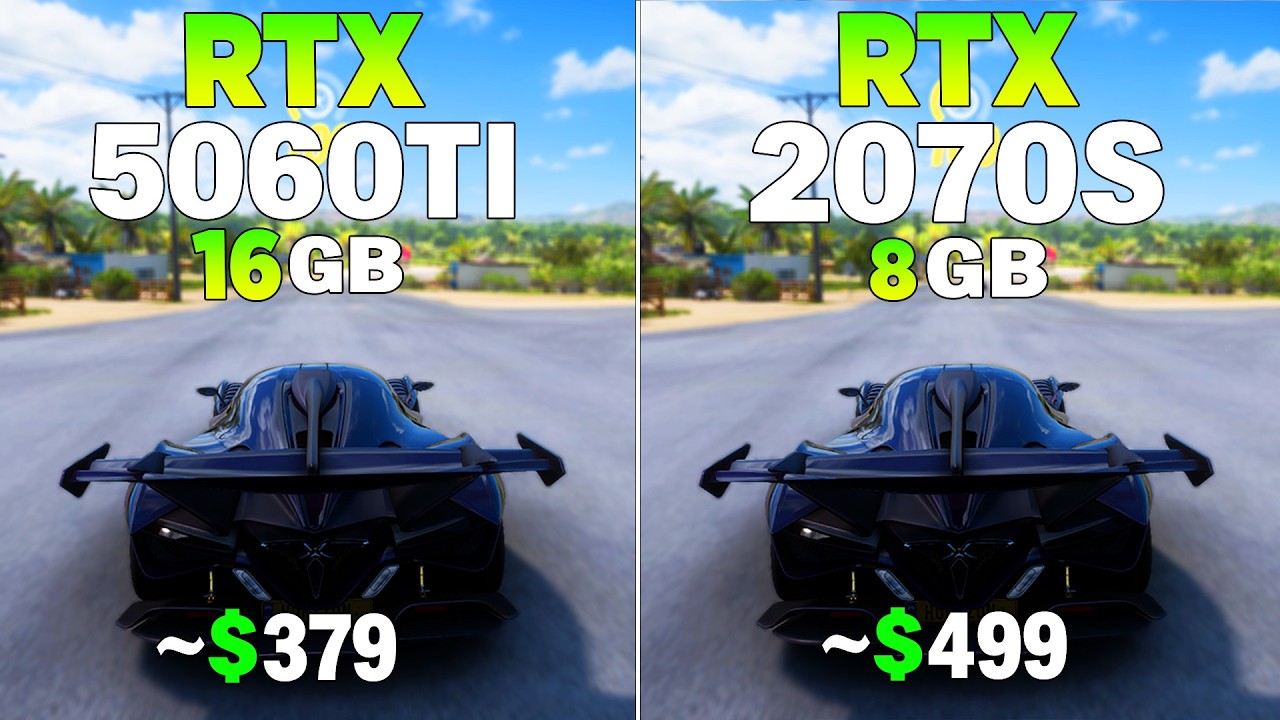 RTX 5060 Tİ vs RTX 2070 Super - Test in 8 Games