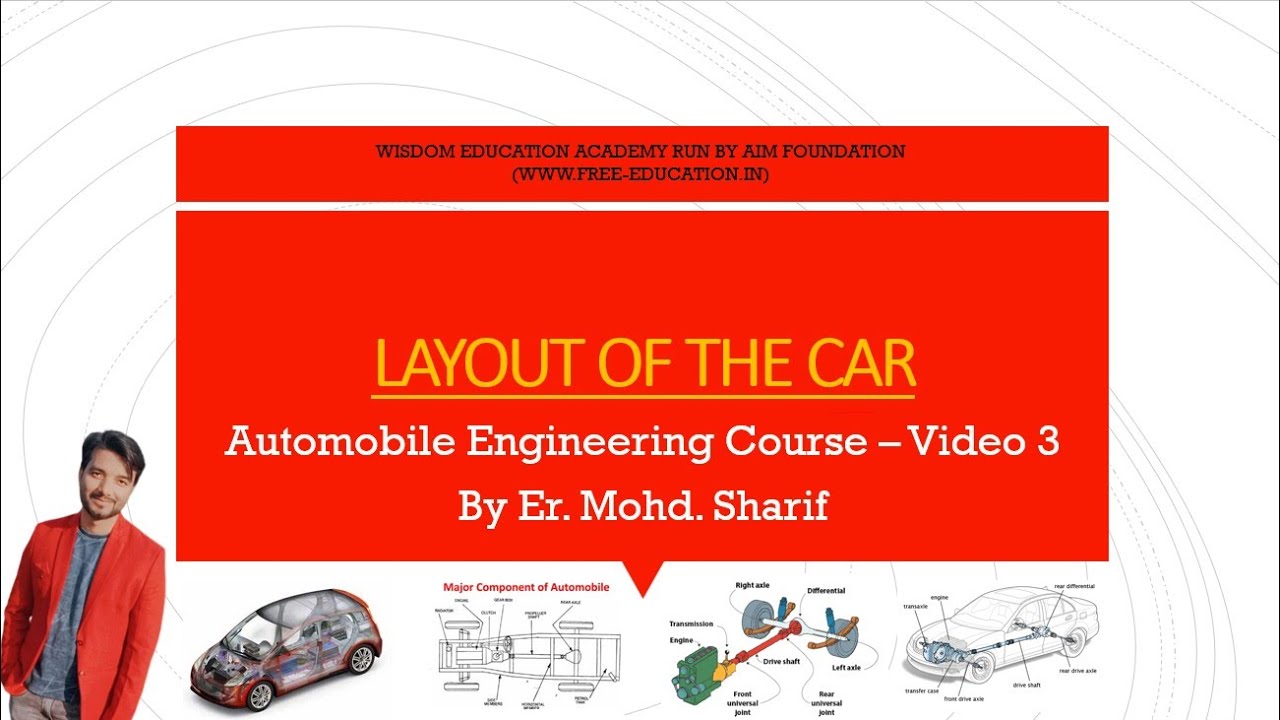 Layout of the Car - Video 3 - Automobile Engineering Course