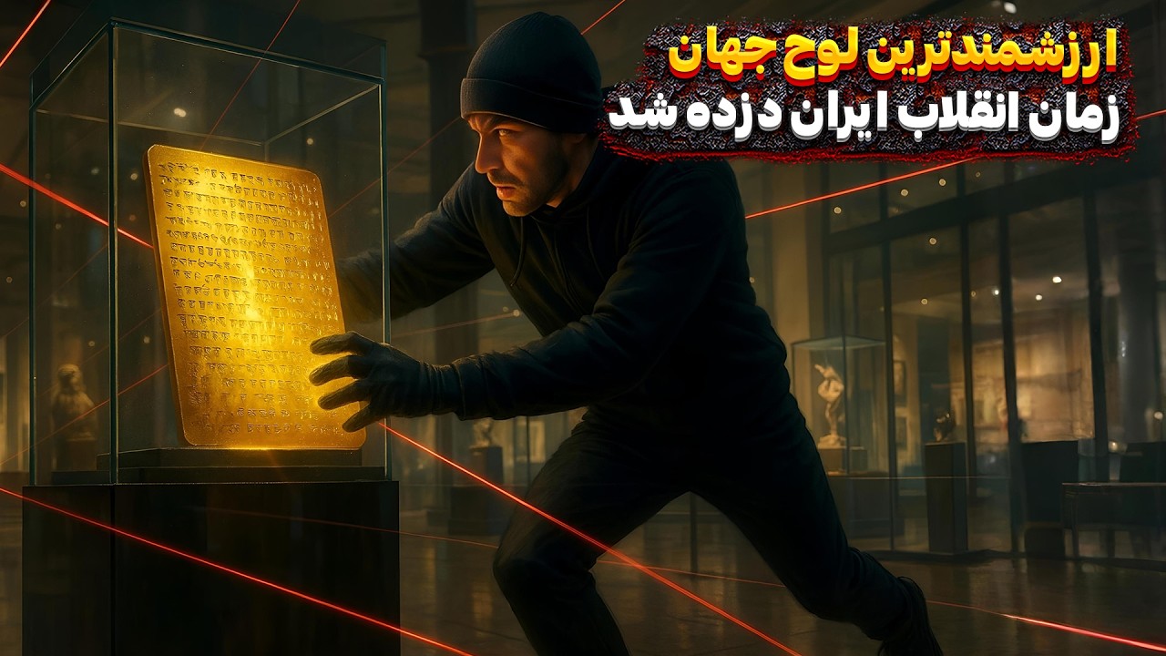 سرقت ارزشمندترین گنجینه جهان از موزه ایران در سال ۵۷! لوح زرین داریوش چگونه دزدیده شد؟