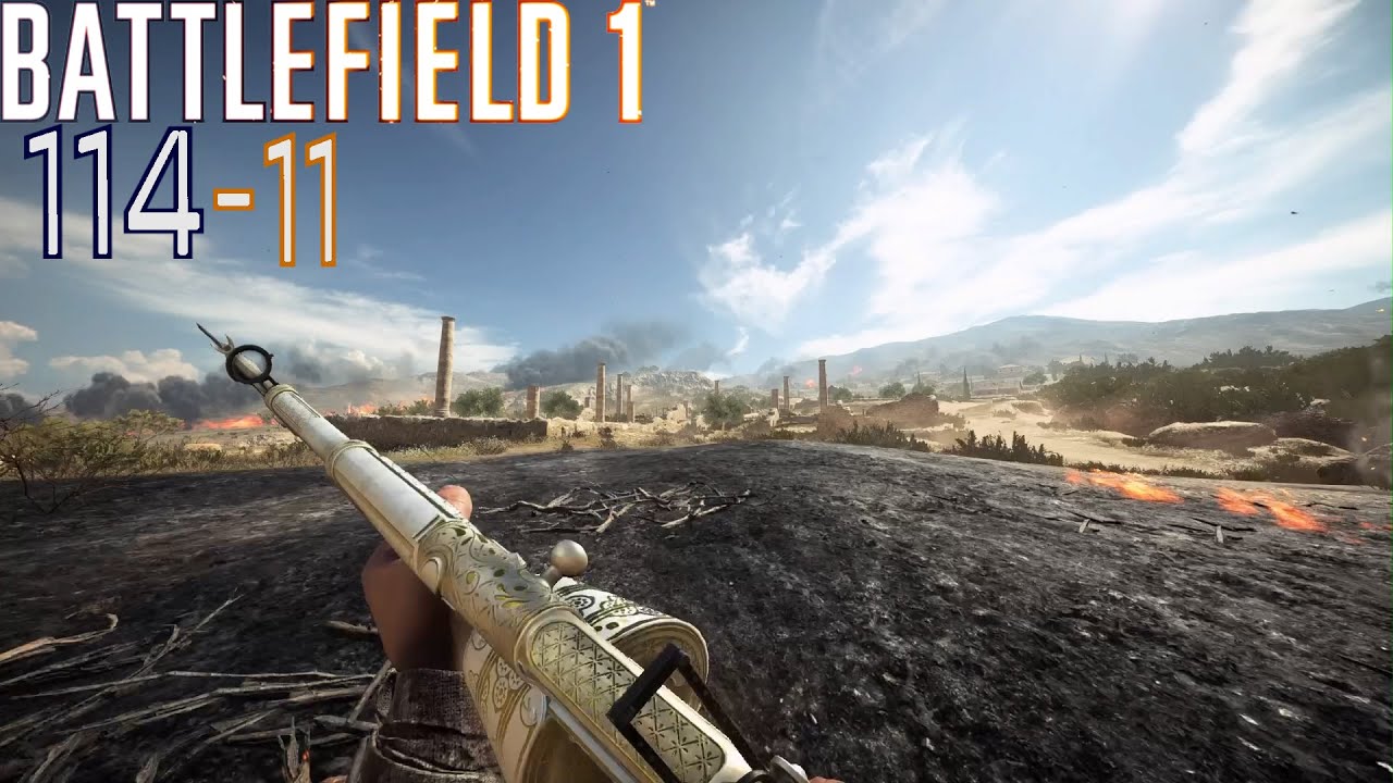 Battlefield 1 | Farquhar Hill Optical Gameplay 114-11 K/D Personal Record On CQ!