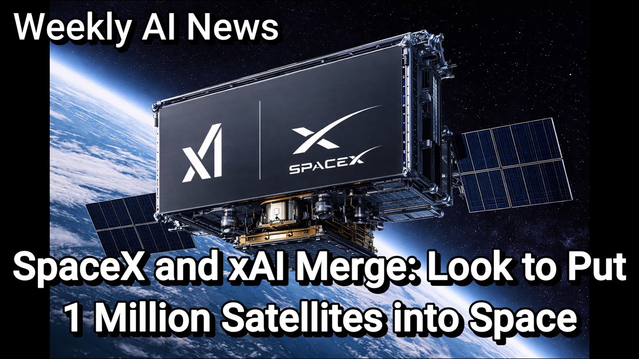 SpaceX and xAI Merge: Look to Put 1 Million Satellites into Space + Weekly AI News