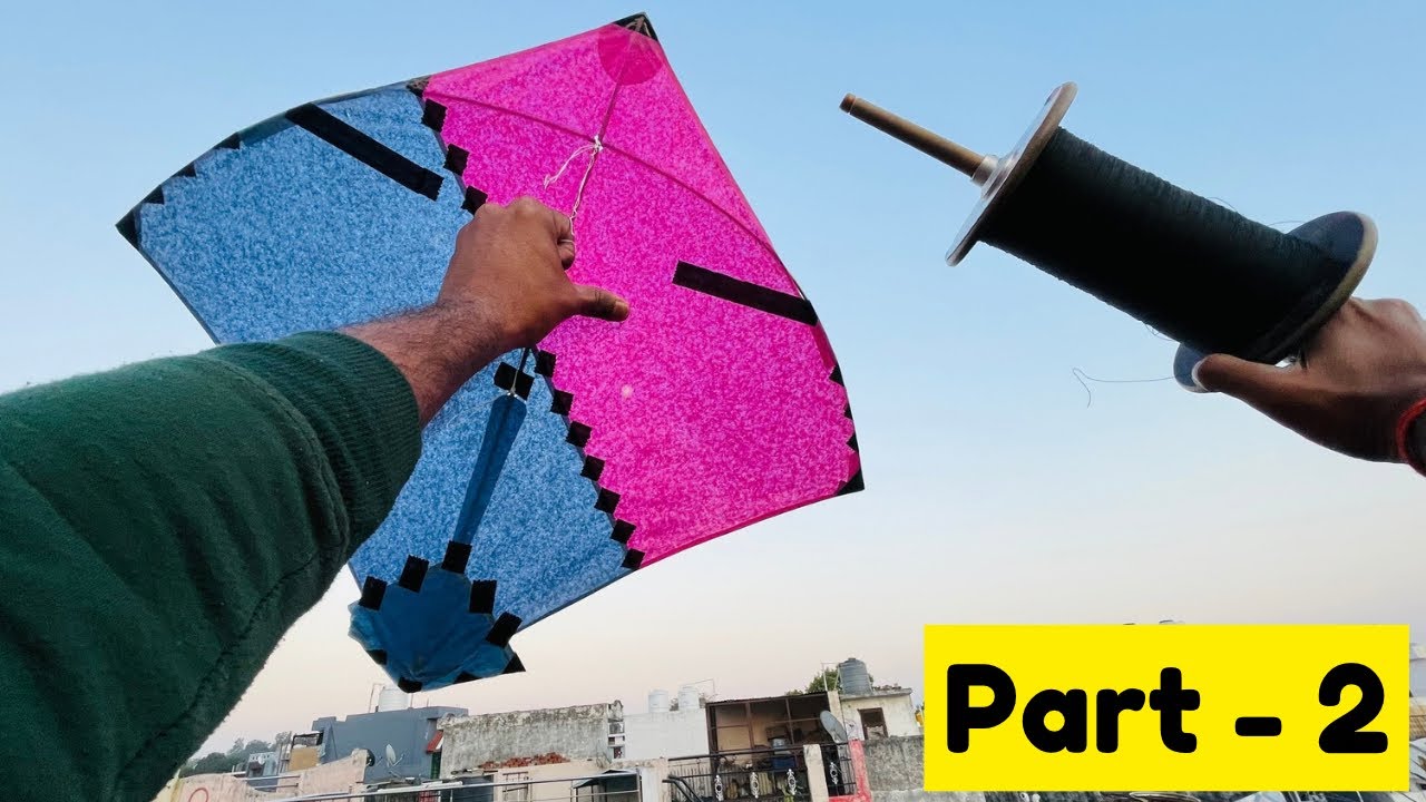 Ground kite fighting part - 2 | kite cutting | kite flying from ground | 
