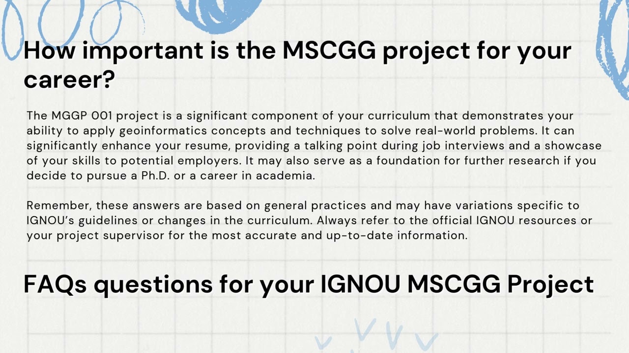 IGNOU MSCGG Project for MGGP 001 | IGNOU PROJECT