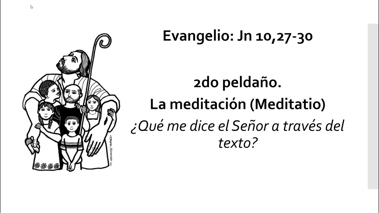 IV DOMINGO DE PASCUA. CICLO:C. LECTIO DIVINA. LAICO: JORGE PALMEROS.